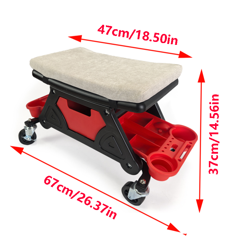 Garage Creeper Roller - Mechanic Stool 300 LBS Capacity Garage