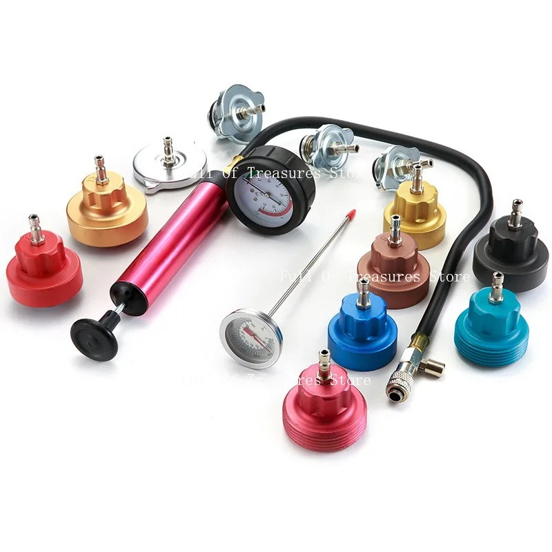 Radiator Pressure Tester - 14Pcs Cooling System Radiator Pressure Tester