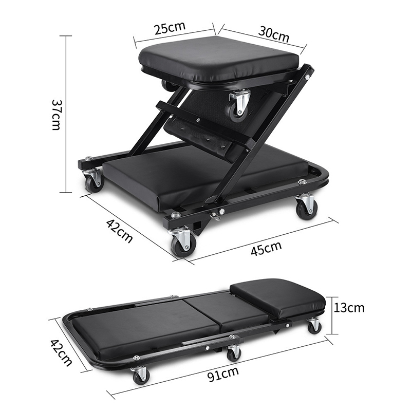 36-inch Folding Car Repair Bed - Garage Creeper Roller reseña y precio