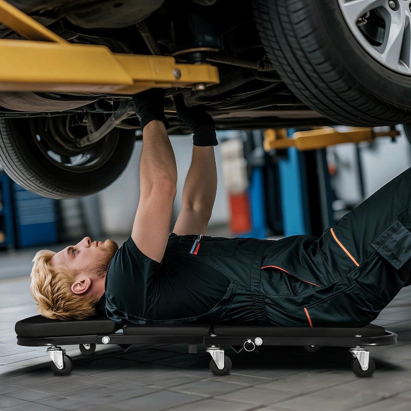 36-inch Folding Car Repair Bed - Garage Creeper Roller reseña y precio
