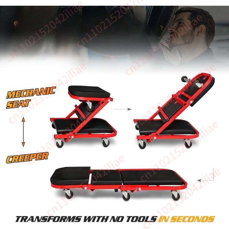 36-inch Folding Car Repair Bed - Garage Creeper Roller reseña y precio