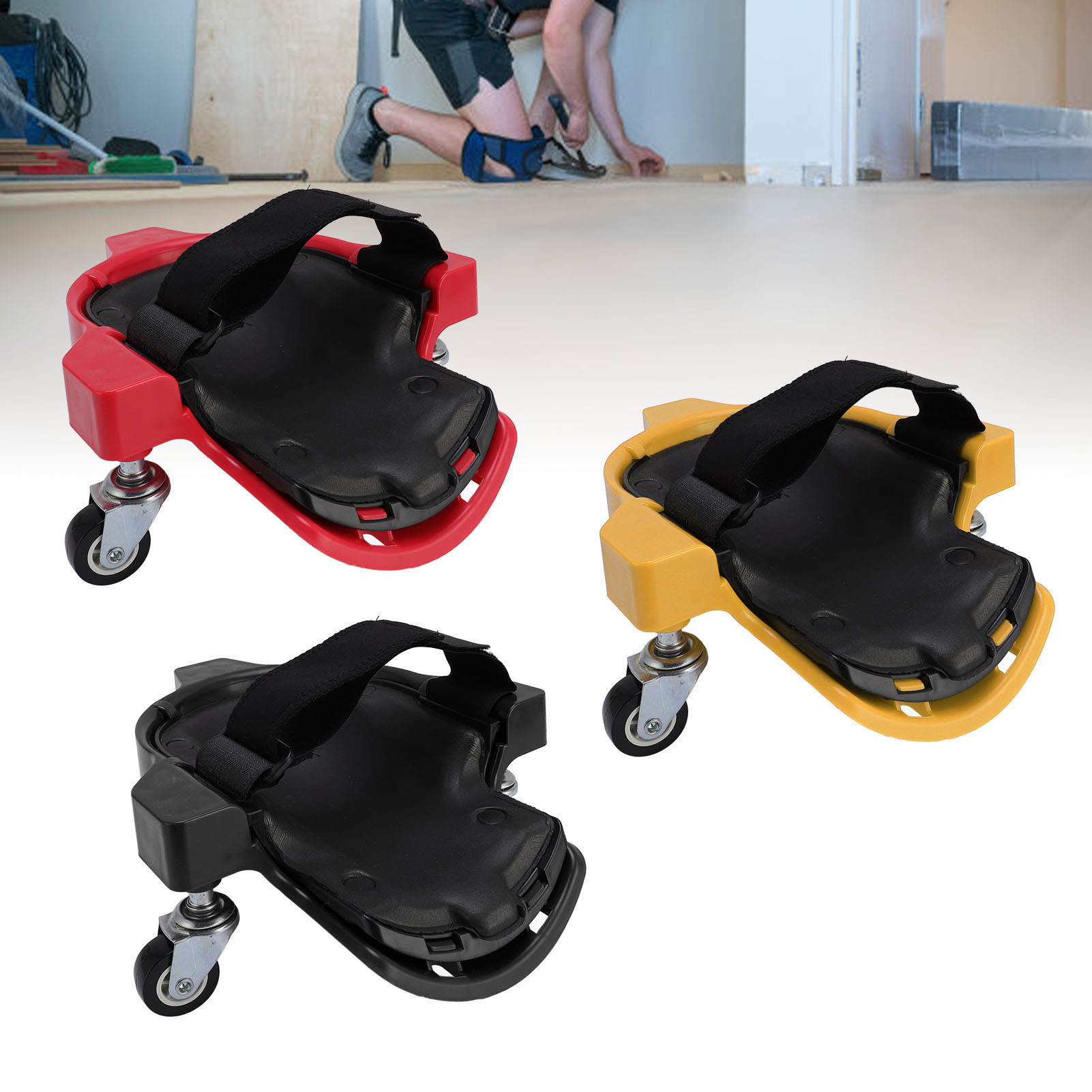 1Pair Knee Creepers with Caste - Garage Creeper Roller reseña y precio