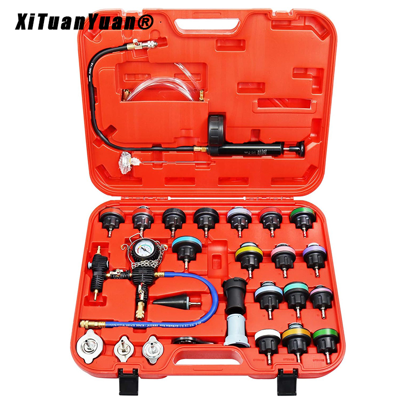 28PCS Car Universal Radiator P - Radiator Pressure Tester reseña y precio