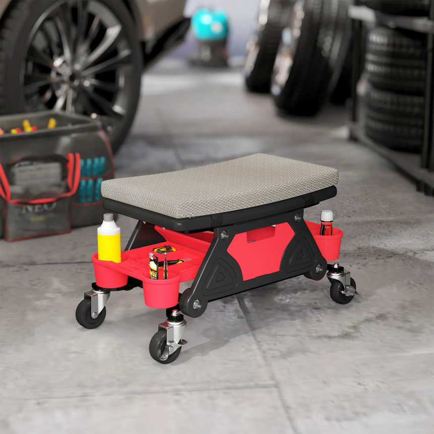 workshop stool with roll stora - Garage Creeper Roller reseña y precio