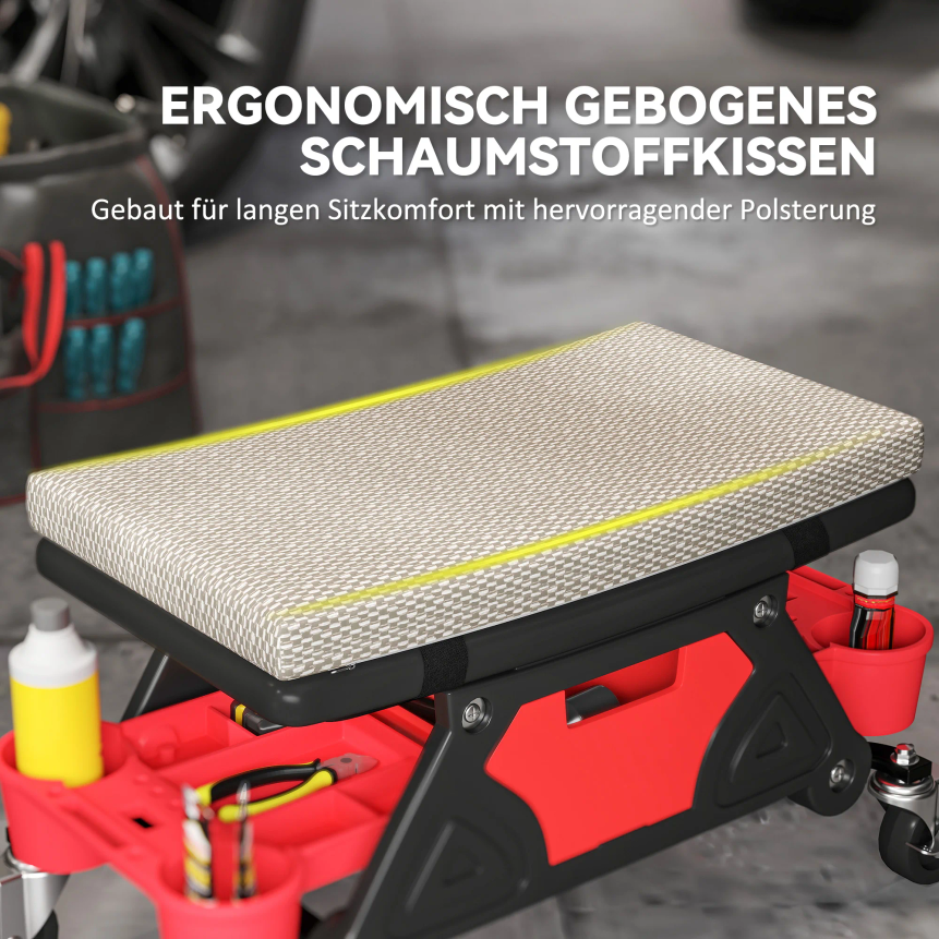 workshop stool with roll stora - Garage Creeper Roller reseña y precio