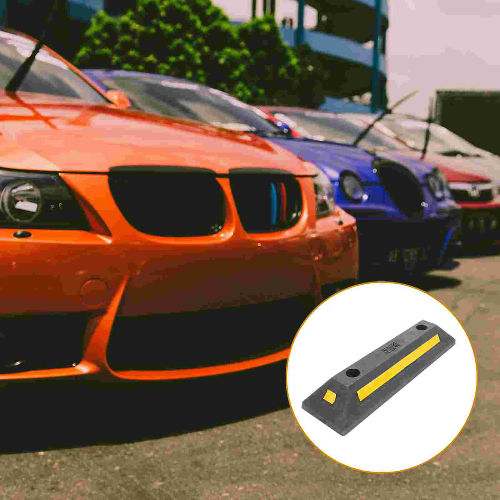 Car Stopper Rubber Parking Sto - Garage Creeper Roller reseña y precio