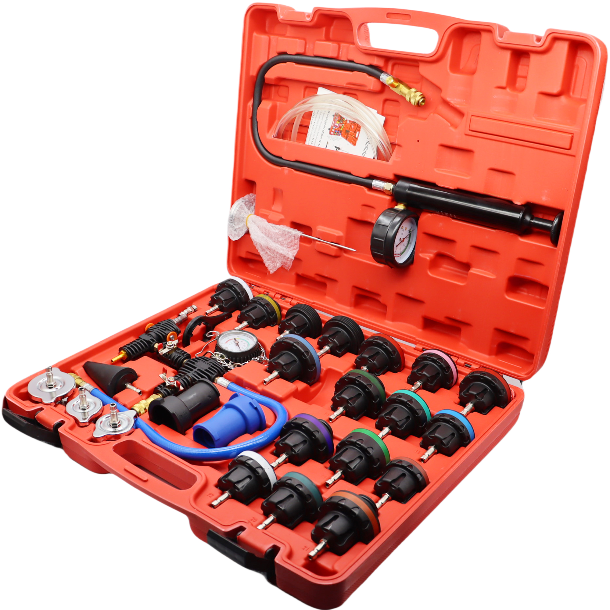 28Pcs Universal Radiator Press - Radiator Pressure Tester reseña y precio
