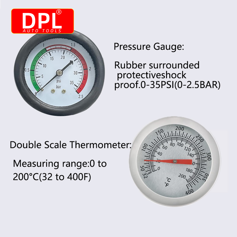18 Pcs Radiator Pressure Teste - Radiator Pressure Tester reseña y precio