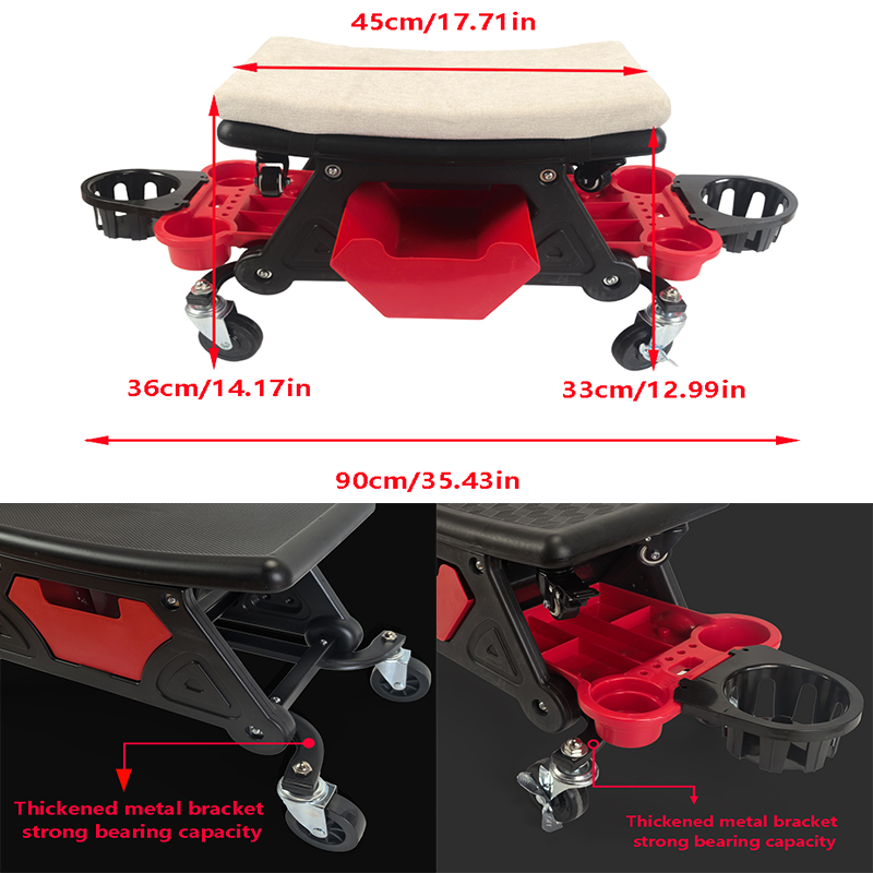 Car Multi-Function Chair Mecha - Garage Creeper Roller reseña y precio