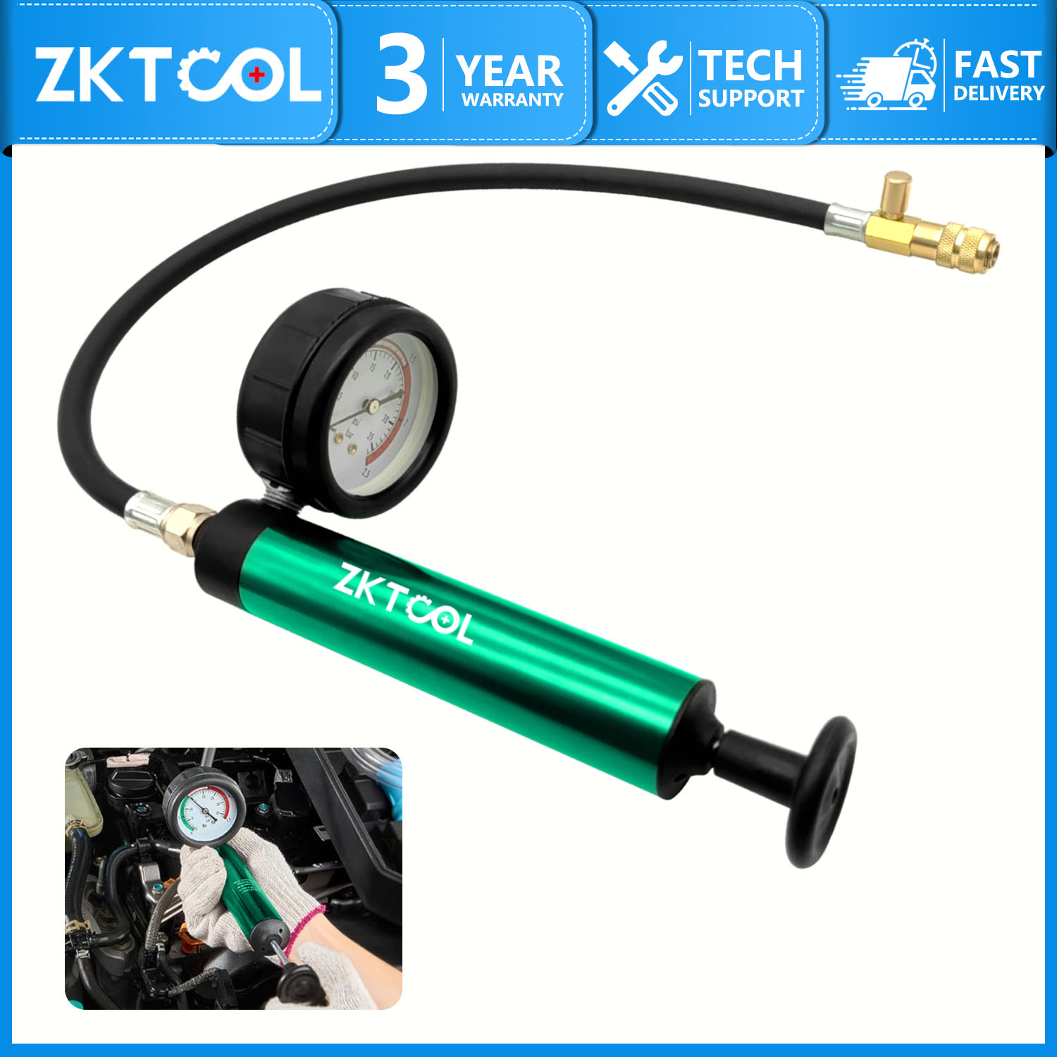 Aluminum Car Cooling System Ra - Radiator Pressure Tester reseña y precio