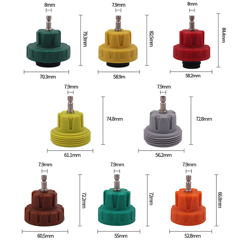15Pcs Universal Radiator Press - Radiator Pressure Tester reseña y precio