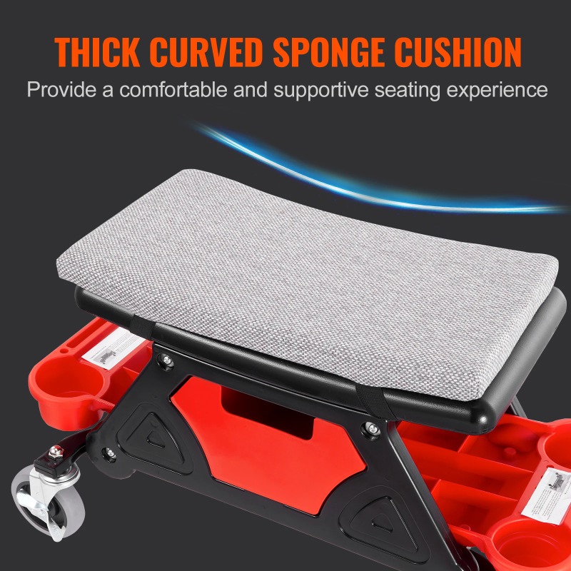 Rolling Mechanic Seat 300 LBS  - Garage Creeper Roller reseña y precio